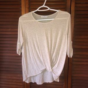 Dainty Hooligan Cross Front Lightweight Top